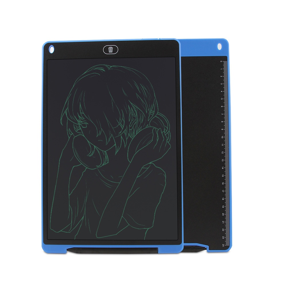 12 Inches LCD Writing Tablet Digital Handwriting Pads with Pen blue - Image 3