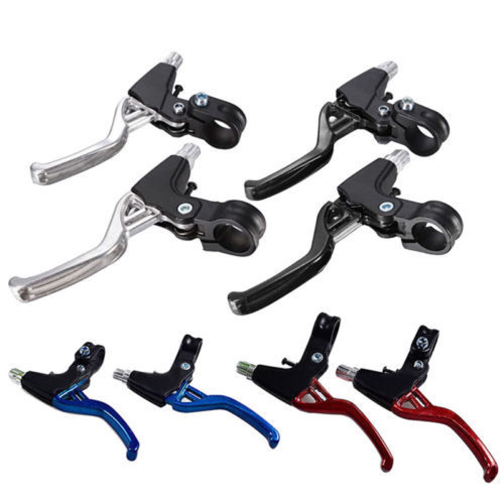 Lightweight Bike Brake Lever Aluminu Handle Mountain MTB Road Bicycle Cycling Levers blue_One size - Image 2