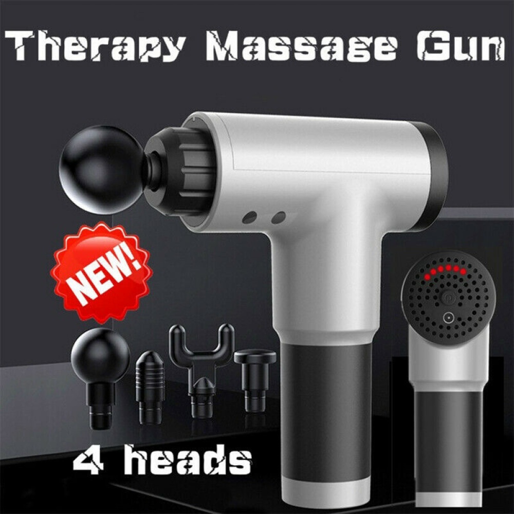 Home Use Electric Fascia Tool Muscle Therapy Massage Fitness Equipment Sports Relaxation red_EU Plug - Image 3