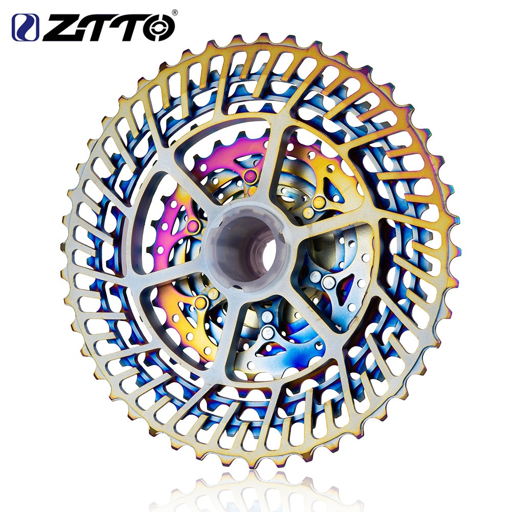 ZTTO 11 Speed 11-46T SLR 2 Bicycle Rainbow Cassette HG system 11s Ultralight Colorful Flywheel 11S-46T - Image 2