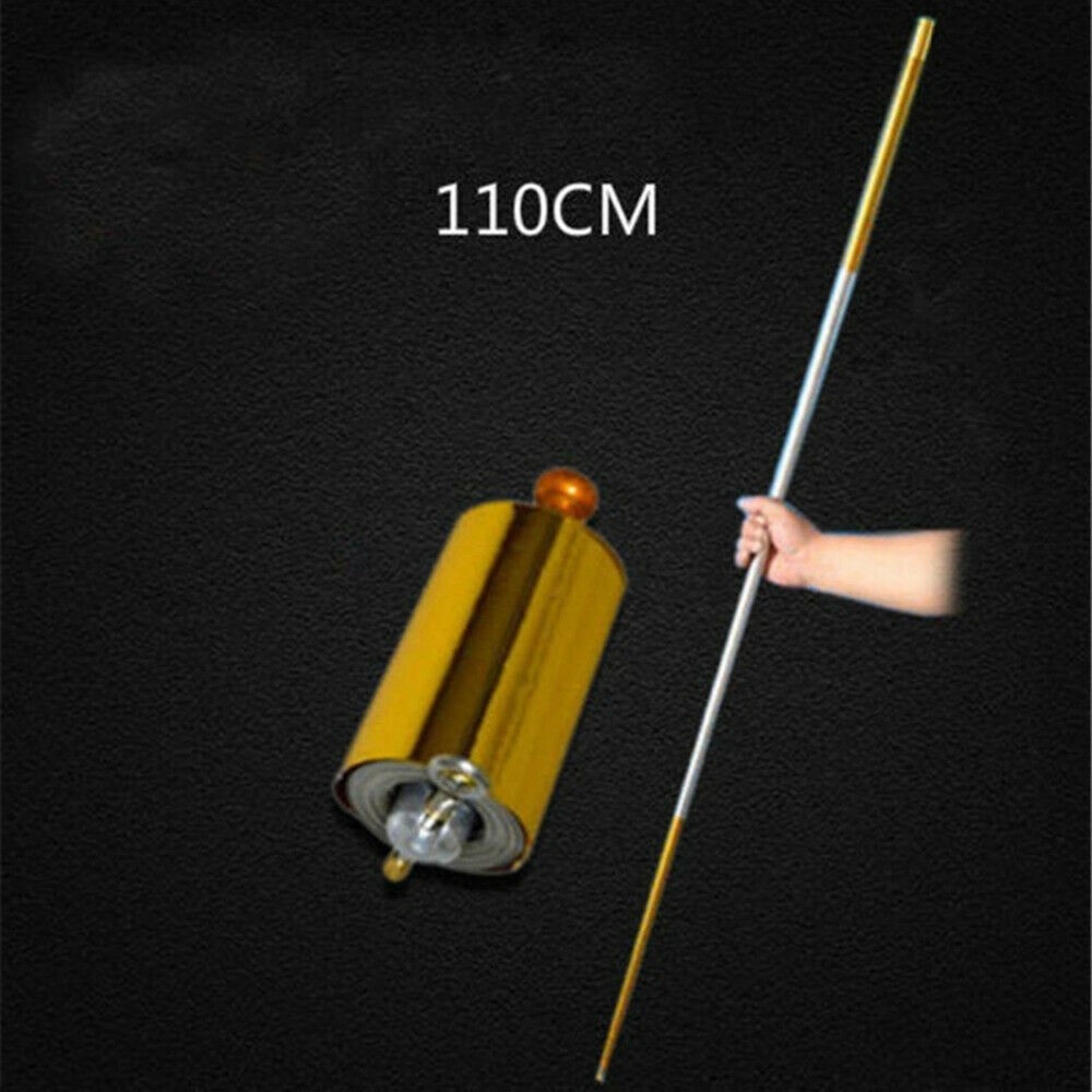 Golden Cudgel Metal Magic Wand Telescopic Stick Show Props Gold - Image 2