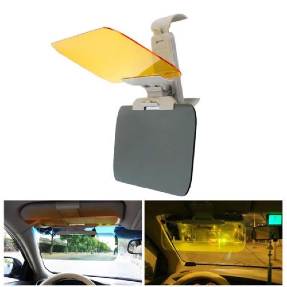 HD Car Anti-Glare & Dazzling Goggle Sunvisor Day Night Vision Driving Sun Visors Glasses As shown - Image 2