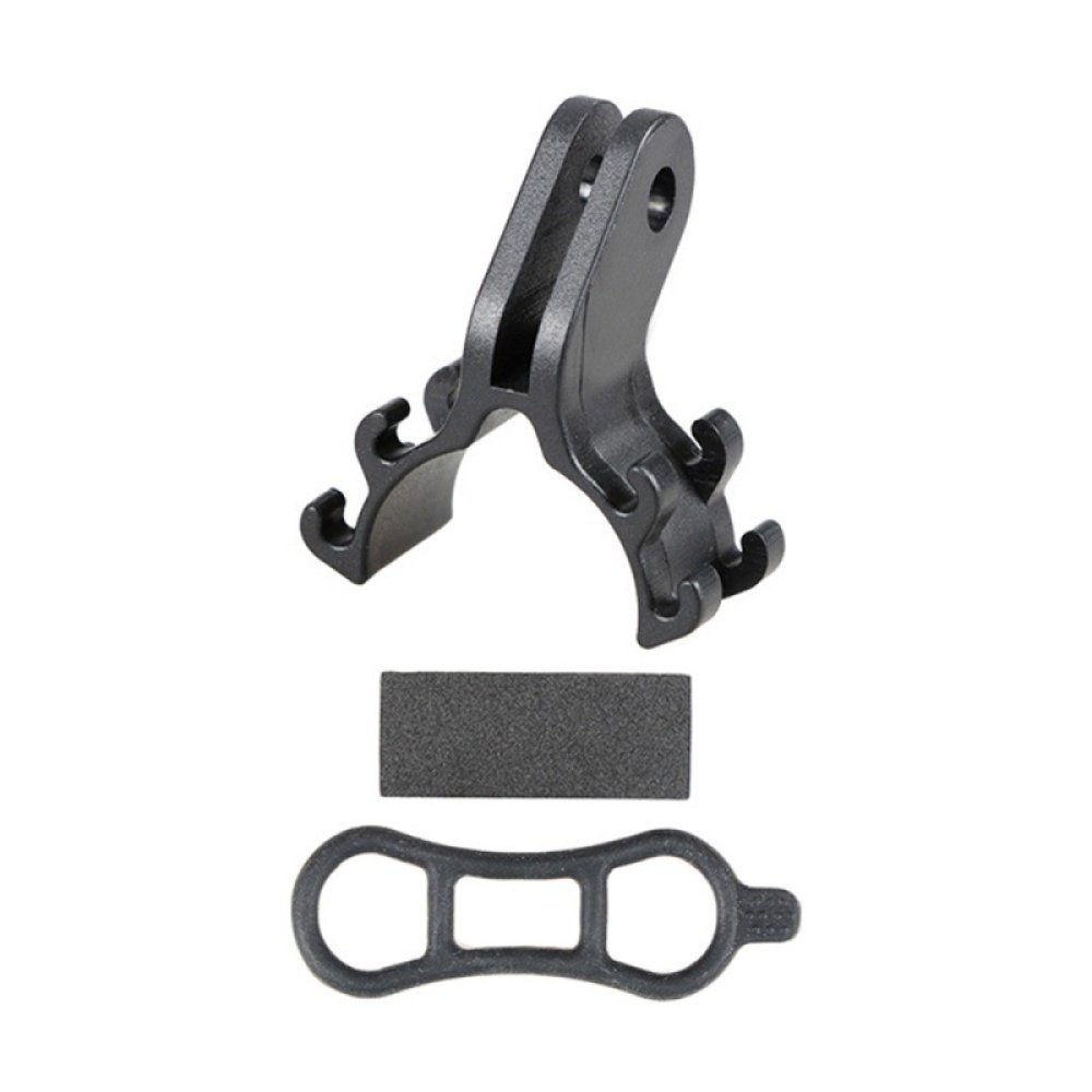 Bicycle Race License Plate Frame MTB Road Folding Flashlight Bracket Holder Set 3pcs/set bracket - Image 3