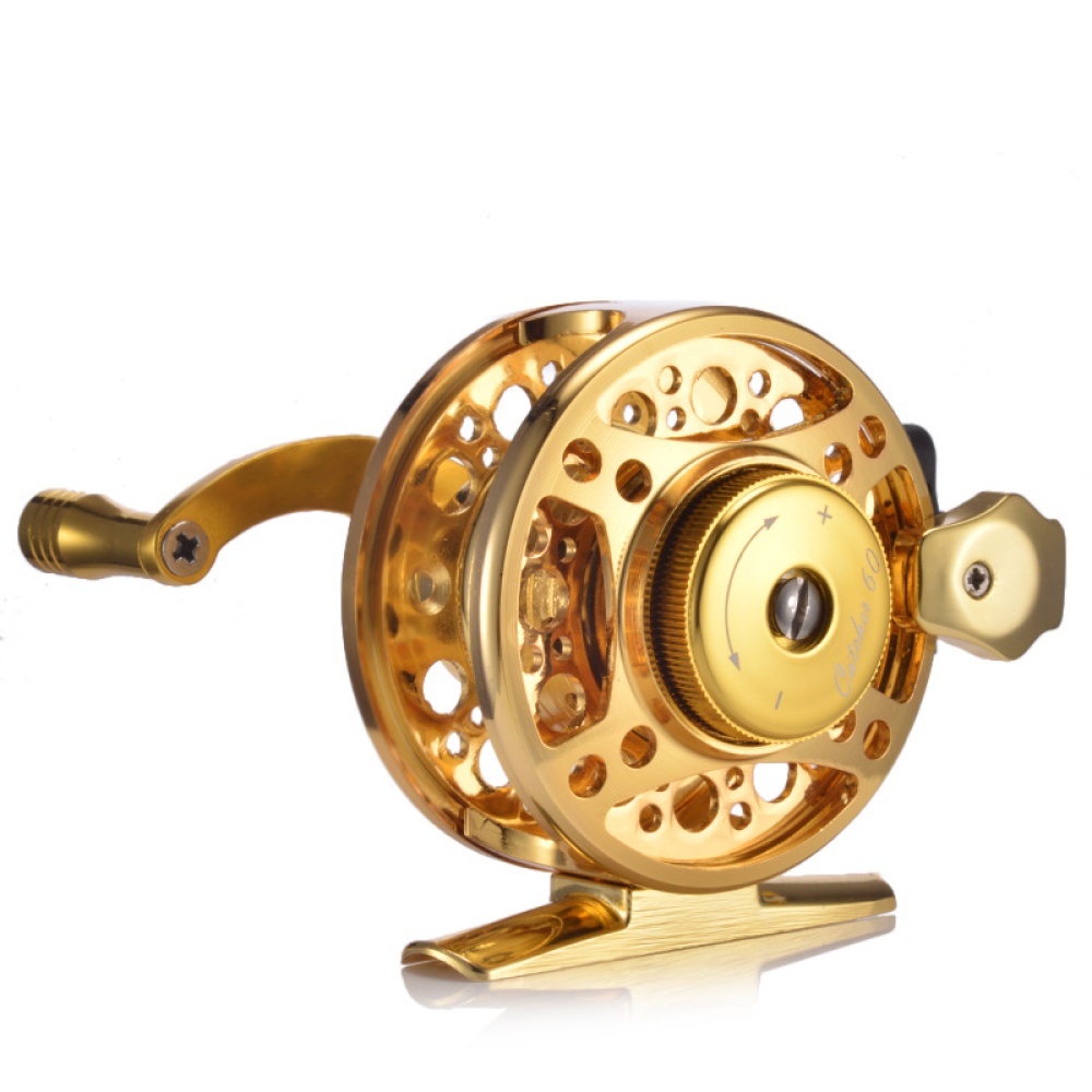 Fishing Tools Double Speed Reel with Discharge Force Full Metal Front KF60 double speed front wheel right hand - Image 3