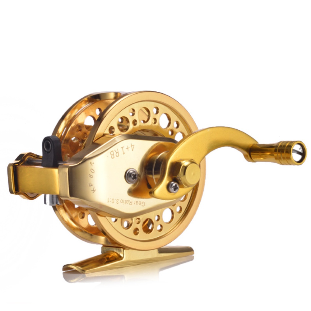 Fishing Tools Double Speed Reel with Discharge Force Full Metal Front KF60 double speed front wheel right hand - Image 2