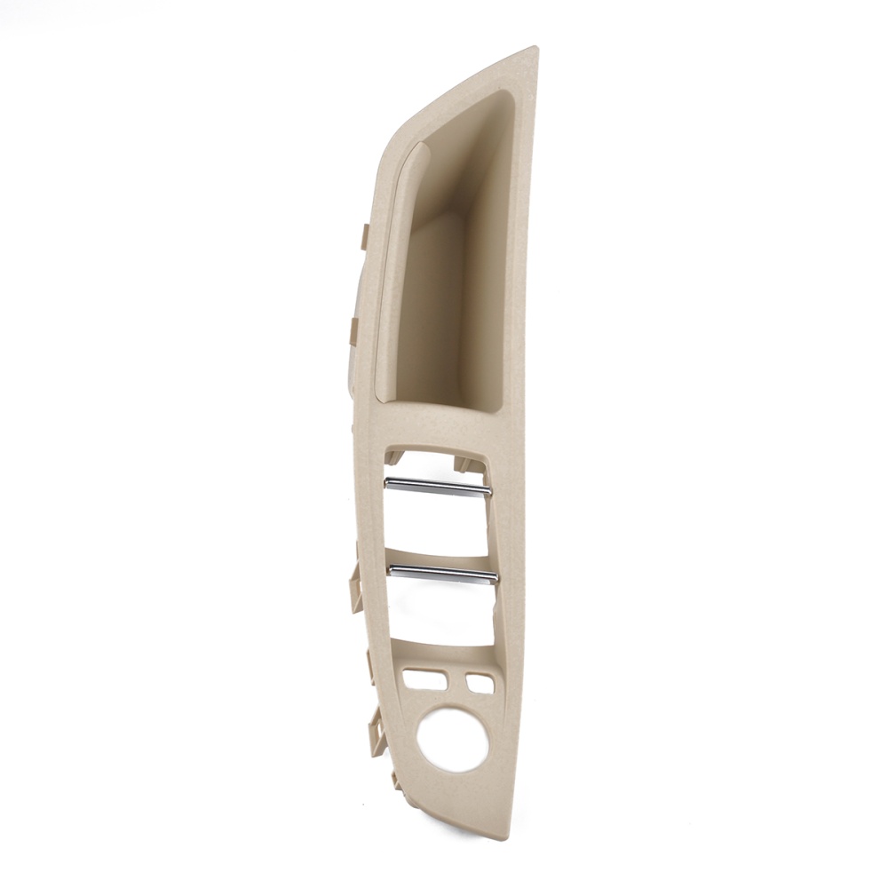 Door Handle Window Switch Panel for BMW 5 Series F10 F18 520 523 525(Beige) Beige - Image 2