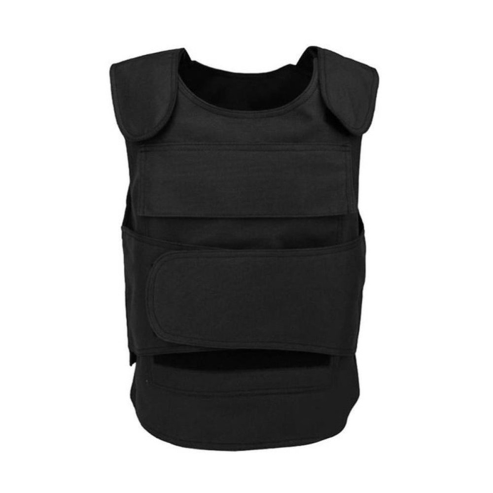 Body Armor Plate Carrier Vest Army Outdoor Paintball Wargame Airsoft black_One size - Image 2