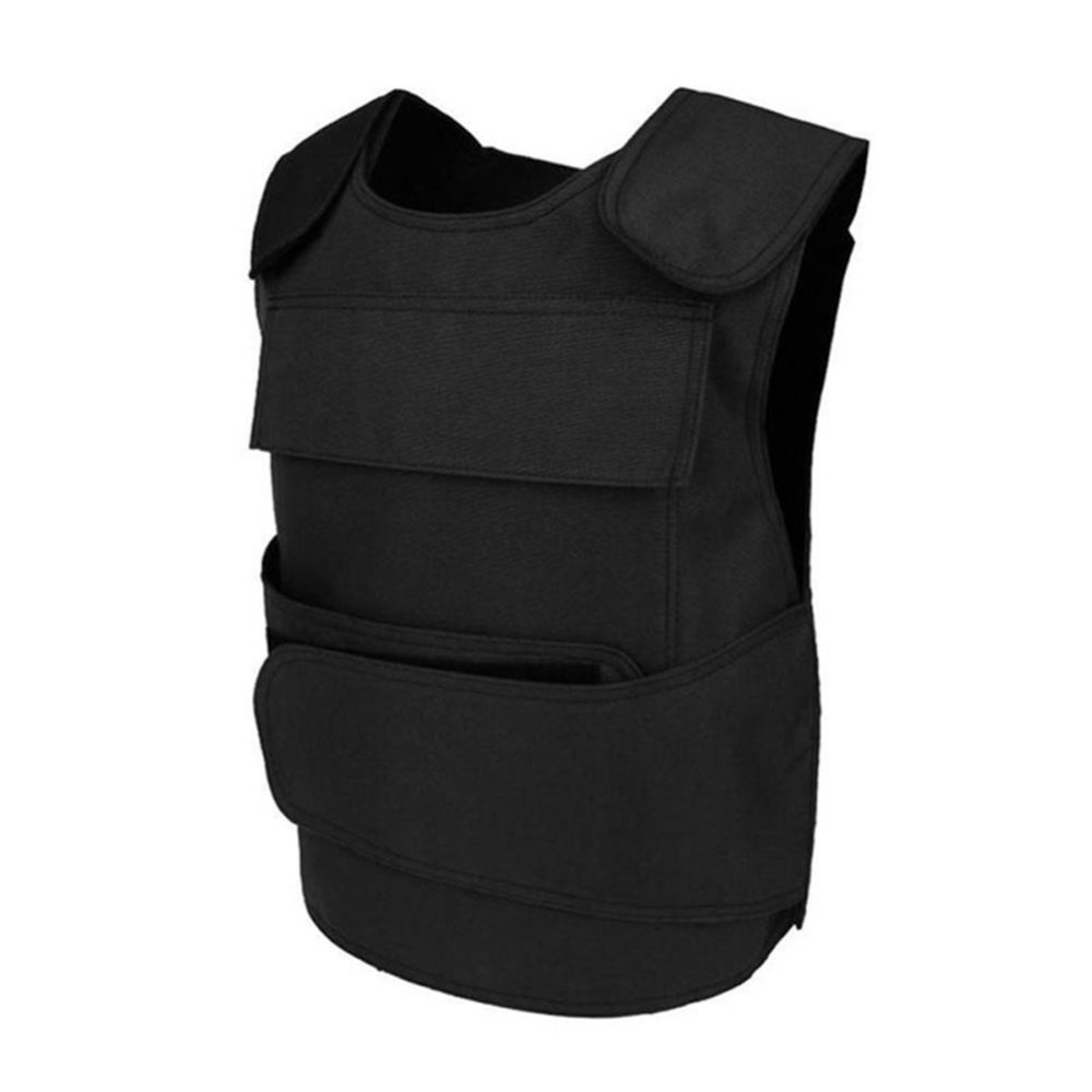 Body Armor Plate Carrier Vest Army Outdoor Paintball Wargame Airsoft black_One size - Image 3