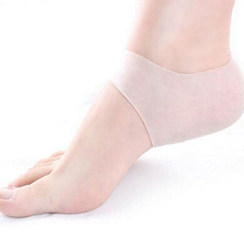 Summer Gel Heel Socks Breathable Foot Protective Cover Anti-shock Ankle white_free size - Image 3