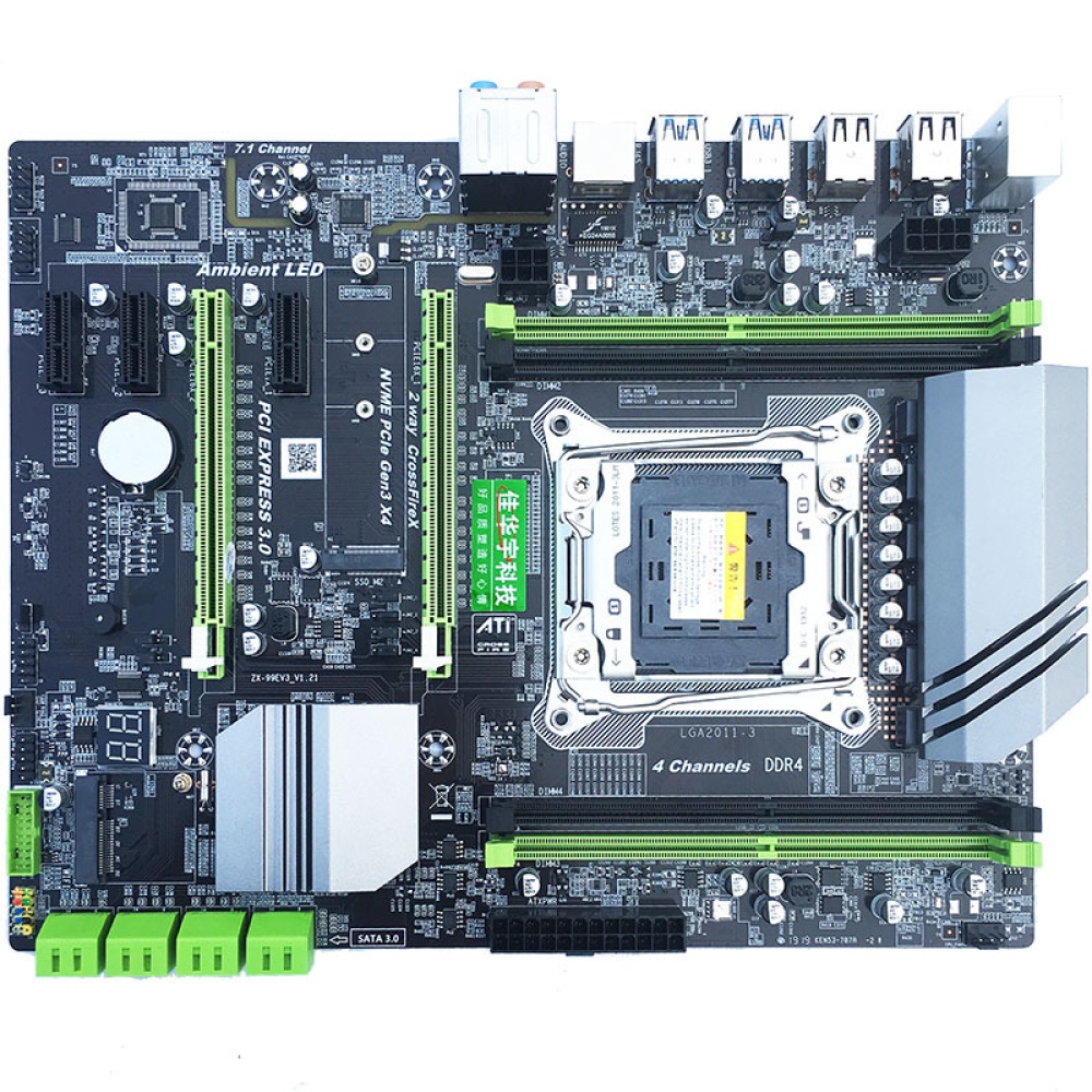 X99 MB Computer Mainboard Socket LGA2011-3 CPU Chipset DDR4 Memory RJ45 LAN Port SATA3.0 M.2 USB3.0 Interface - Image 3