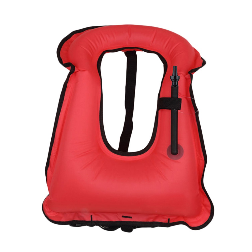 Personal Flotation Device Inflatable Lifejacket Portable Bright Color Snorkeling Vest Random - Image 2