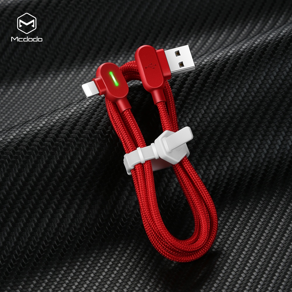 Mcdodo Buttom Series 8 Pin Charging Game Cable Red_CA-4672-1.8m - Image 3