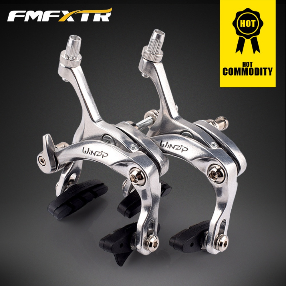 Highway Brake Caliper Rode Bike C Calipers Dual-Pivot U-shape Accessories Silver_Set before and after the clamp - Image 3