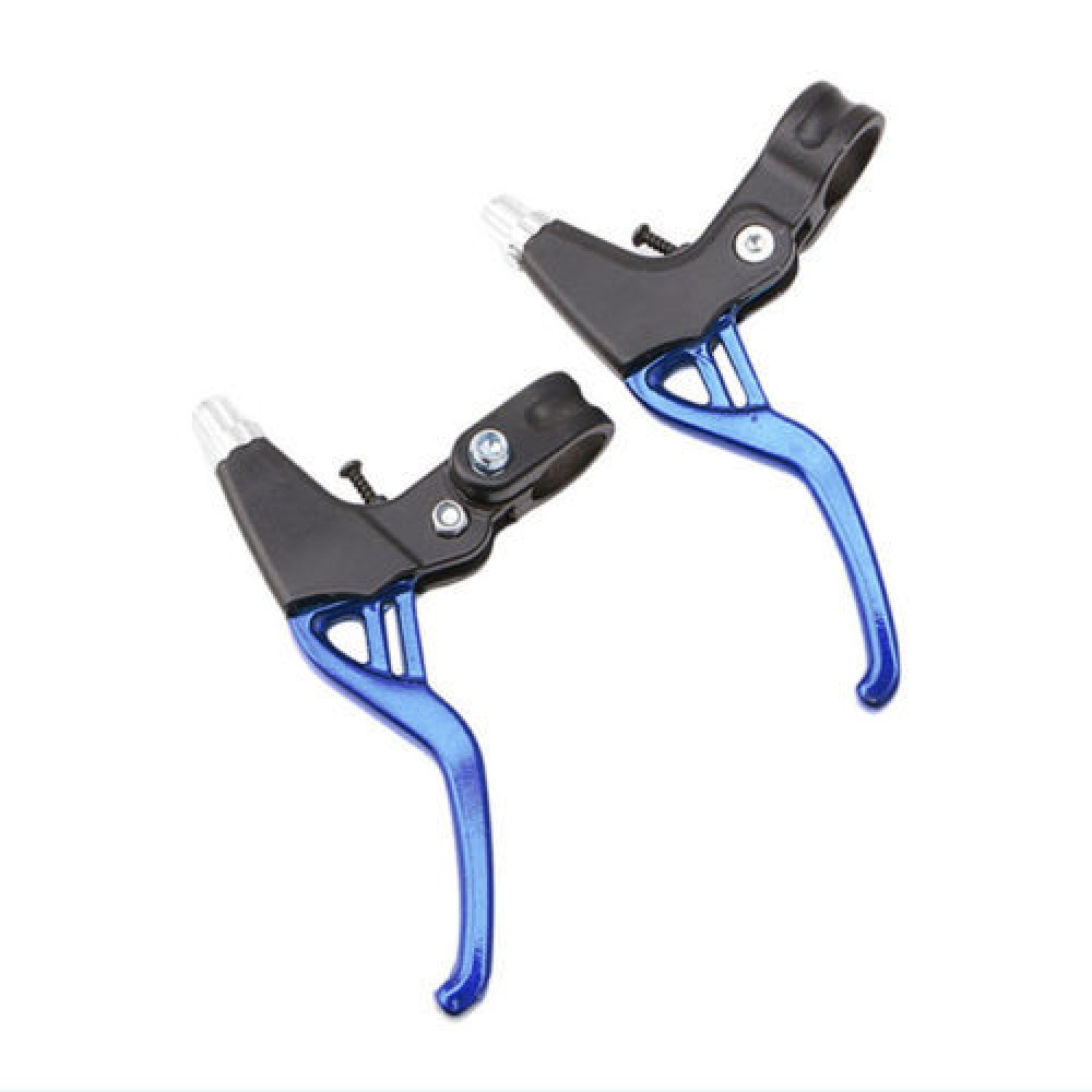 Lightweight Bike Brake Lever Aluminu Handle Mountain MTB Road Bicycle Cycling Levers blue_One size - Image 3