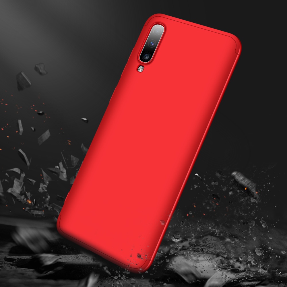 For Samsung A70 Ultra Slim PC Back Cover Non-slip Shockproof 360 Degree Full Protective Case red - Image 3