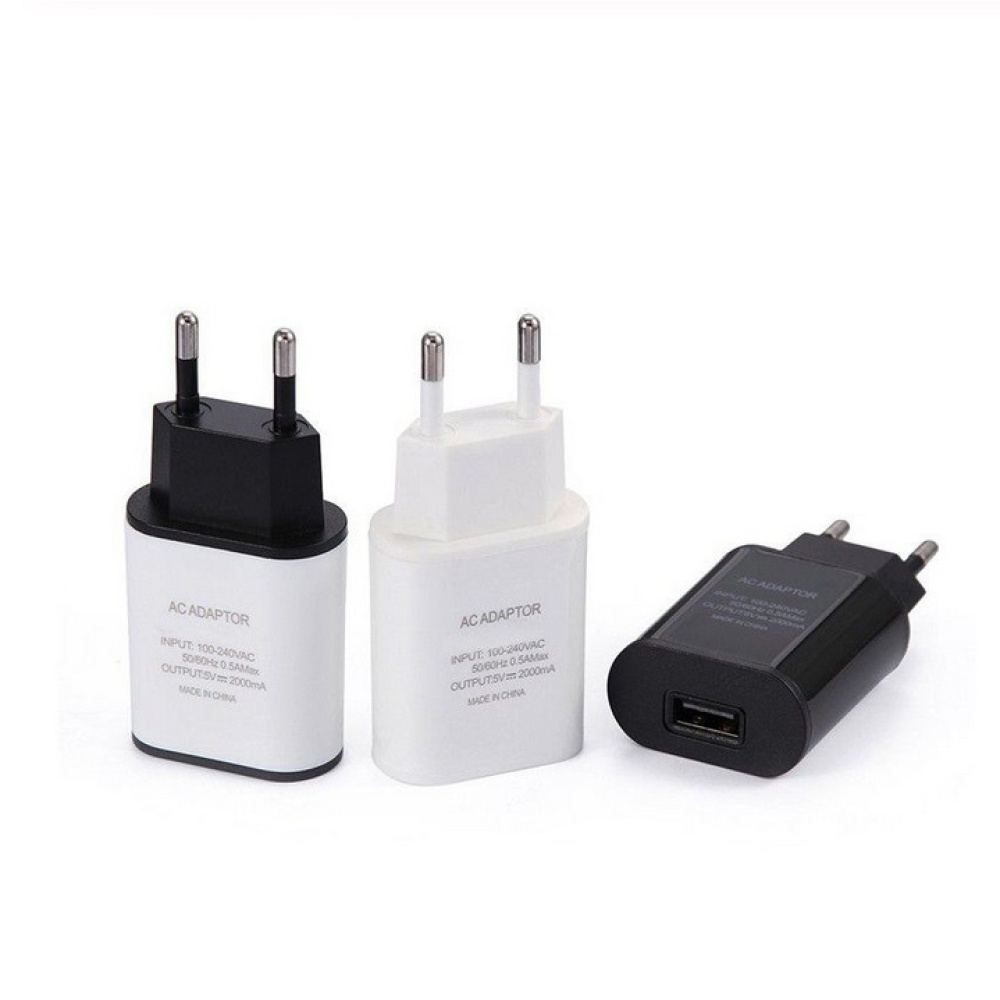 5V 2A USB Fast Charger Mobile Phone Wall Travel Power Adapter for iPhone 6 6s 7 Plus Samsung S7edge Xiaomi Black and white US regulations - Image 3