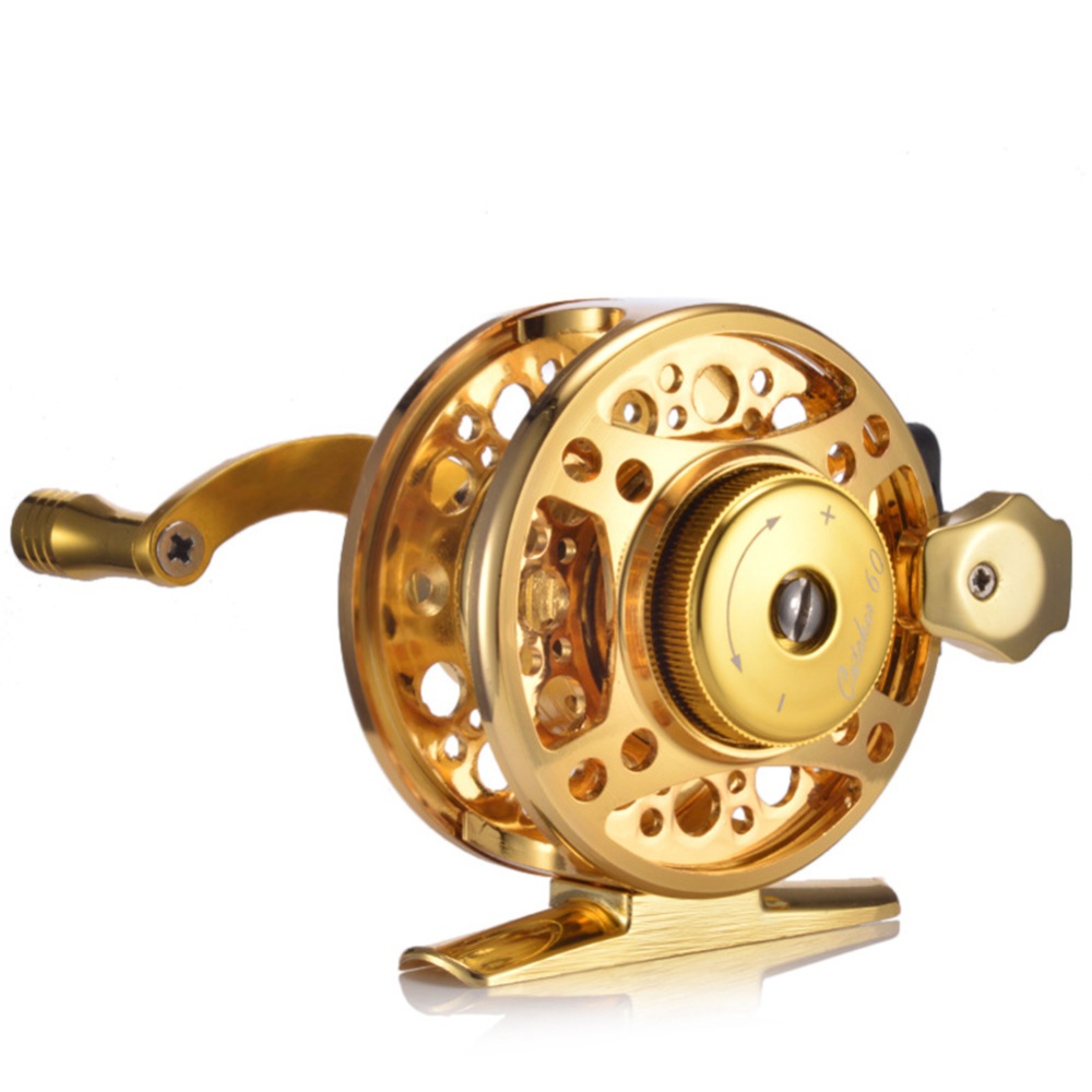 Fishing Tools Double Speed Reel with Discharge Force Full Metal Front KF60 double speed front wheel left hand - Image 3