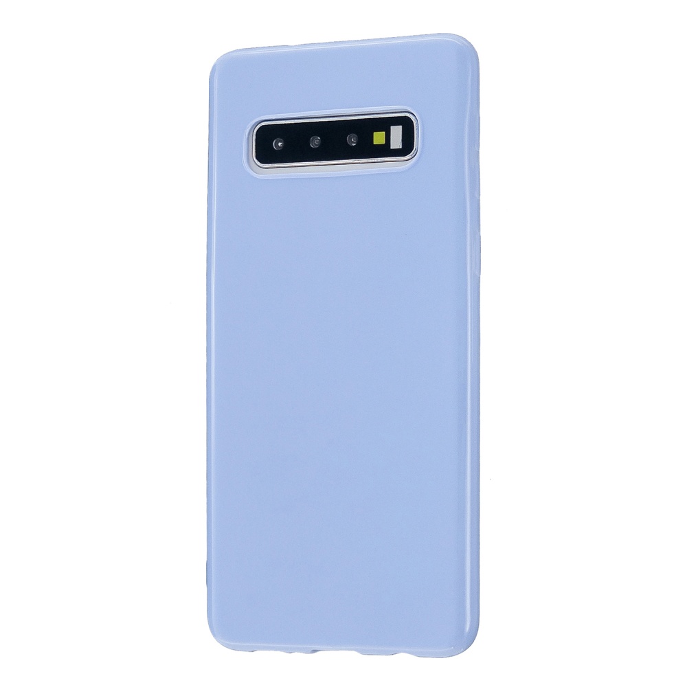 For Samsung S10/S10E/S10 Plus Cellphone Case Precise Cutouts Simple Profile Soft TPU Mobile Phone Shell Taro purple - Image 3