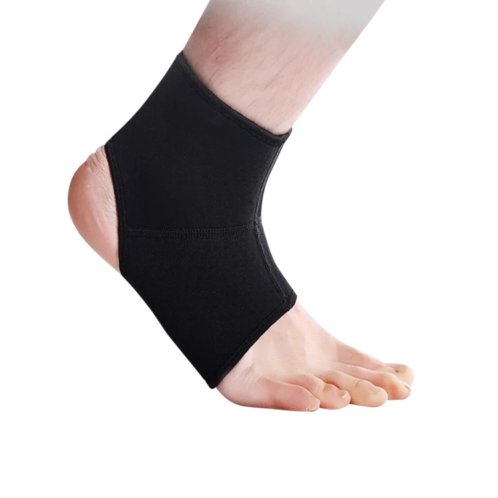 Ankle Brace Basketball Football Sprain Protection Women Running Cover Joint Fix Protective CLothing black_L - Image 2