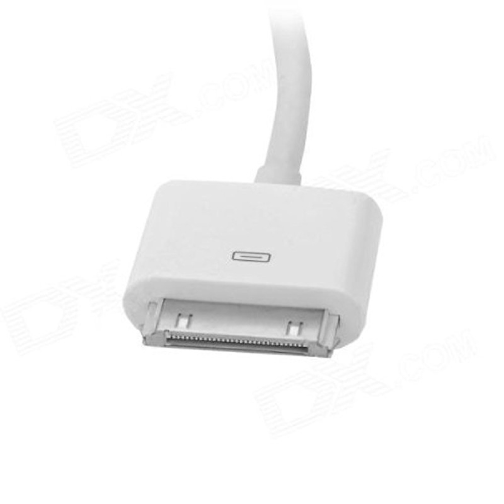 1080P 30 Pin Dock Male to HDMI Adapter Cable For iPhone Ipad Itouch- White - Image 3