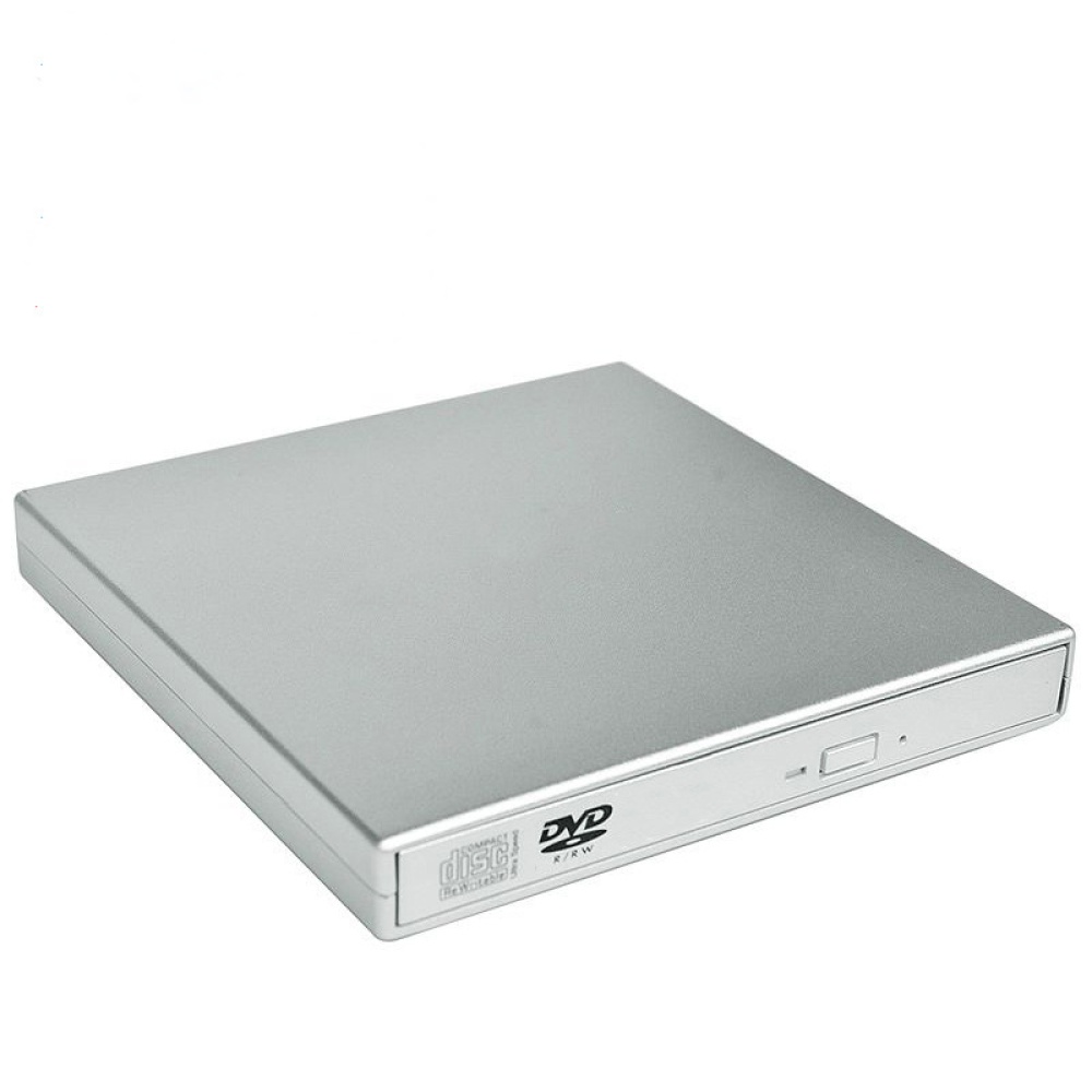 USB External DVD CD RW Disc Burner Combo Drive Reader for Windows 98/8/10 Laptop PC Silver - Image 3