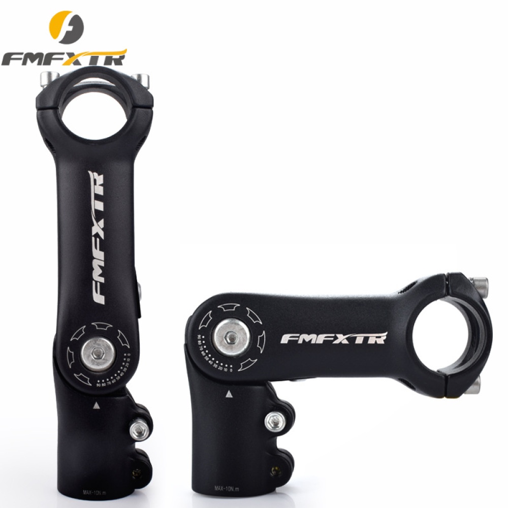 Mountain Bike Handlebar Booster Adjustable Pole Riser Stem Accessories black_28.6*25.4/90 - Image 3