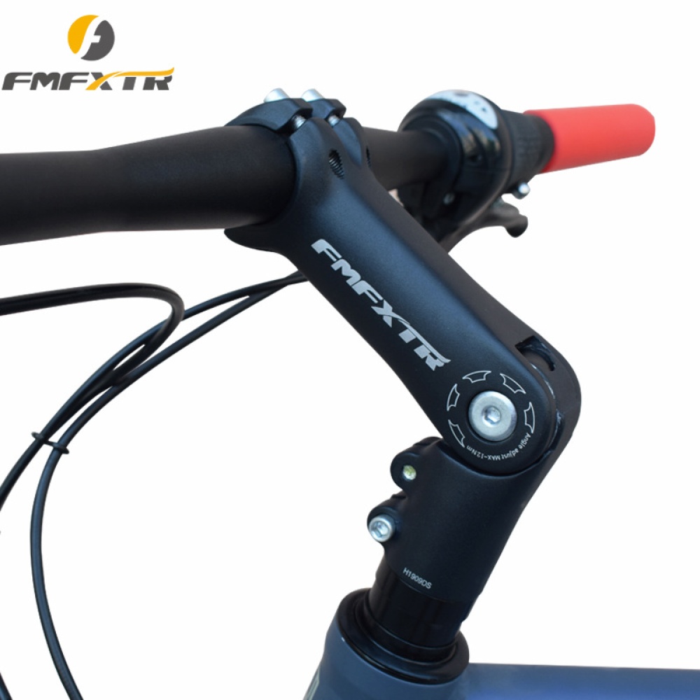 Mountain Bike Handlebar Booster Adjustable Pole Riser Stem Accessories black_28.6*25.4/90 - Image 2