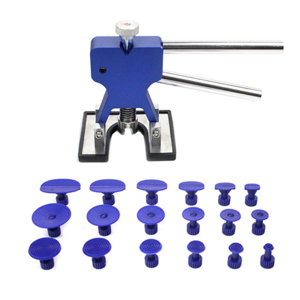 Car Repair Tool Practical Hardware Tools Dent Lifter Puller 18 Tabs Hail Removal Set blue
