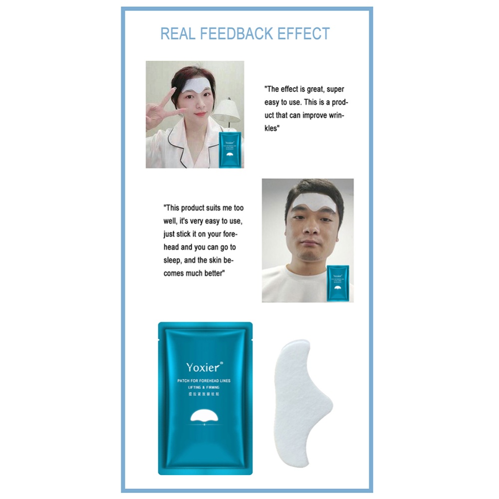 Forehead Patches Anti-wrinkle Moisturizing Anti-aging Moisture Mask Cloth stickers - Image 2