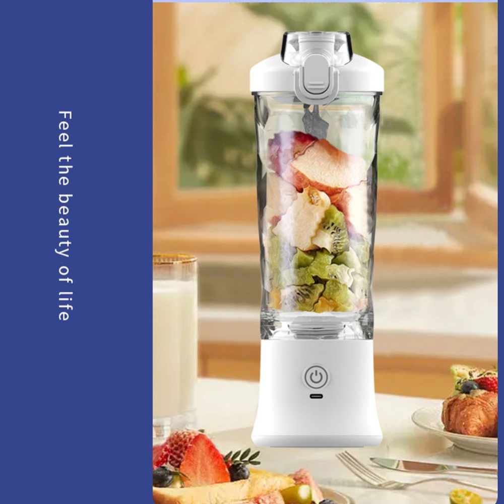 150w Portable Mini Juicers with a Strap USB Charging 18000-20000r/Min Electric Fruit Blender Black - Image 2