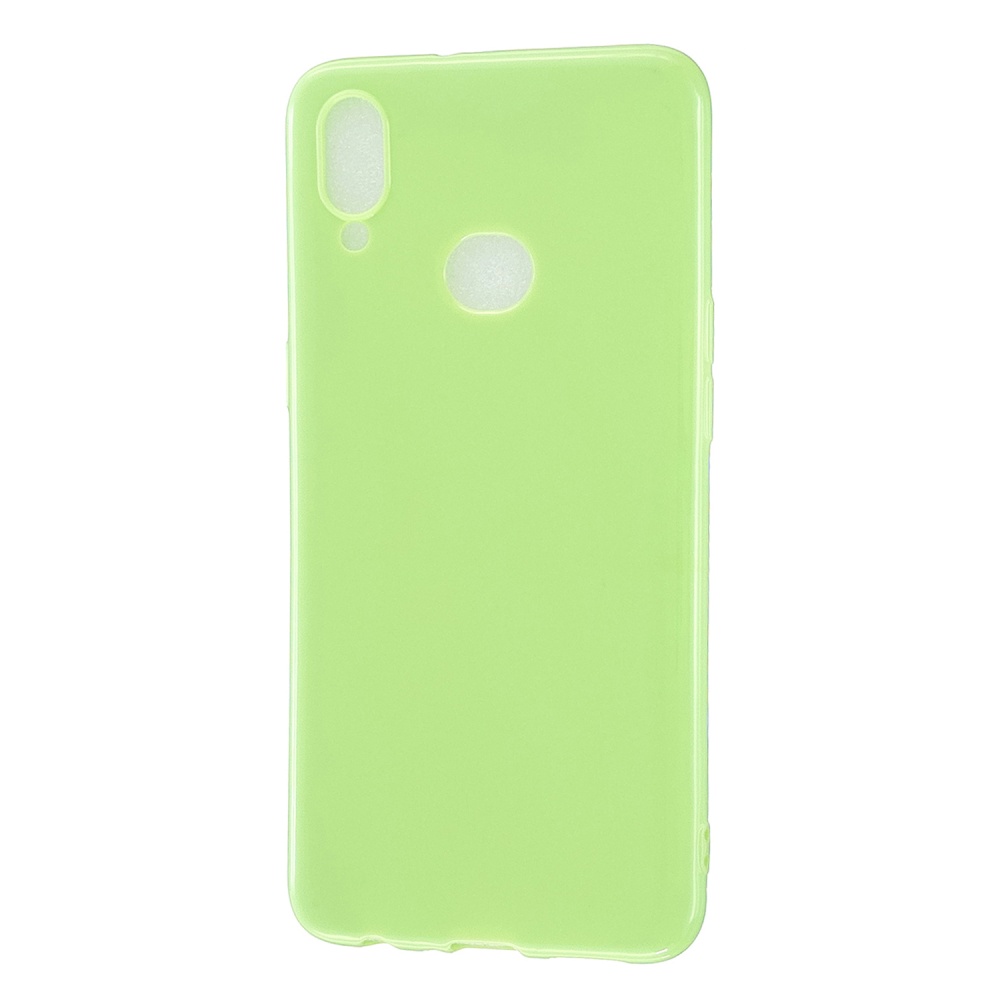 For Samsung A10S/A20S Cellphone Cover Soft TPU Phone Case Simple Profile Full Body Protection Anti-scratch Shell Fluorescent green - Image 3