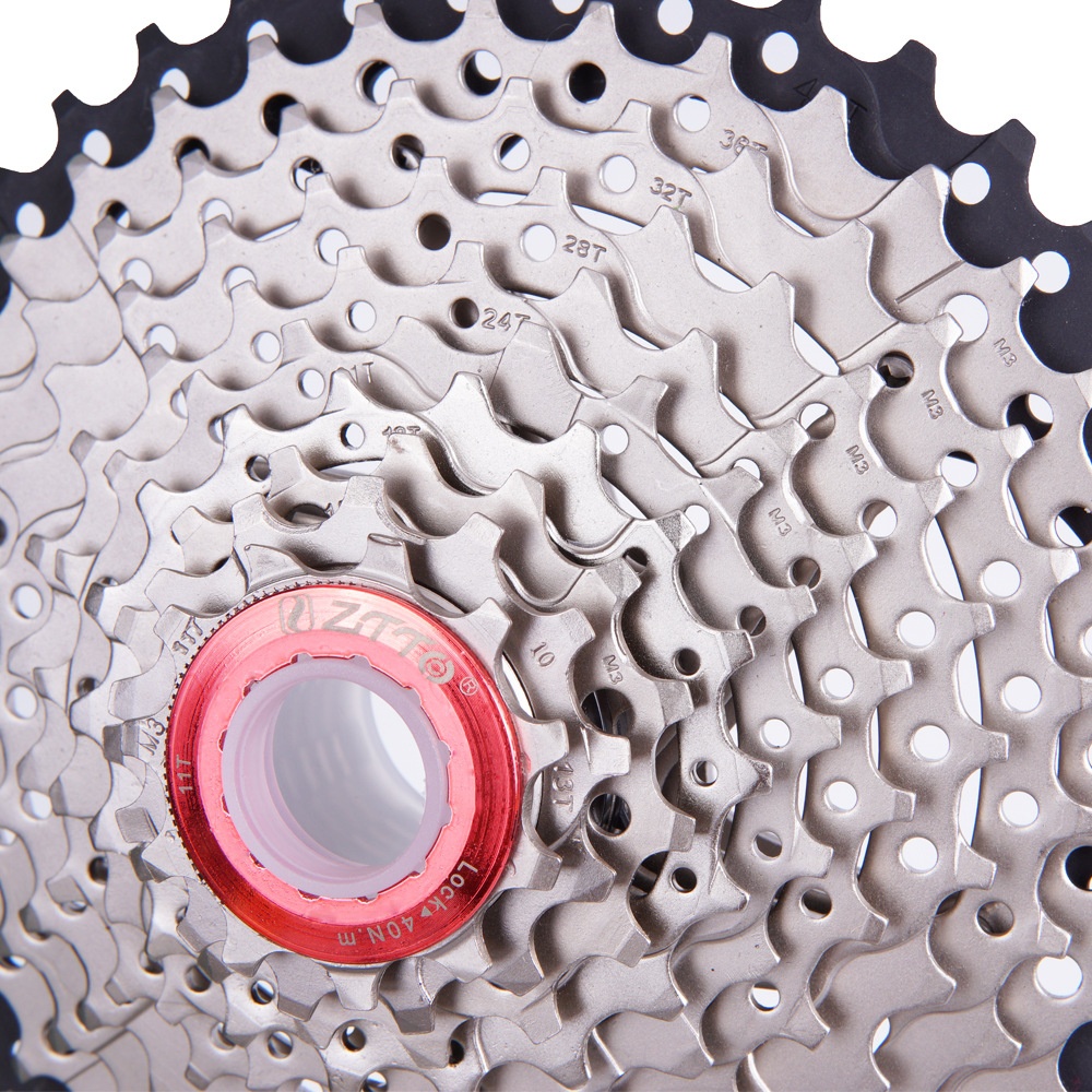 ZTTO 11-42 T 10 Speeds Wide Ratio MTB Mountain Bike Bicycle Cassette Flywheel 10S - Image 3