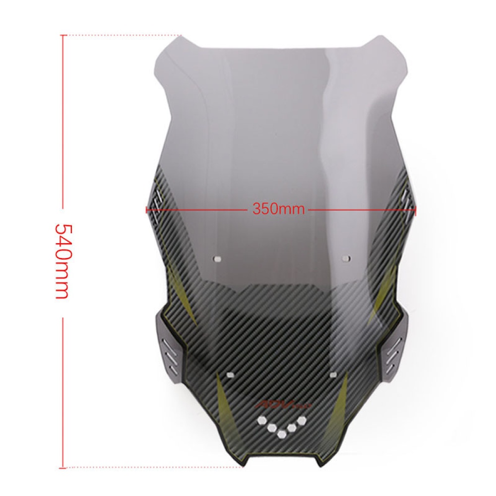 Motorcycle Windscreen Windshield Wind Screen Board Deflector Glass for honda X-ADV150 19-20 Smoke - Image 2