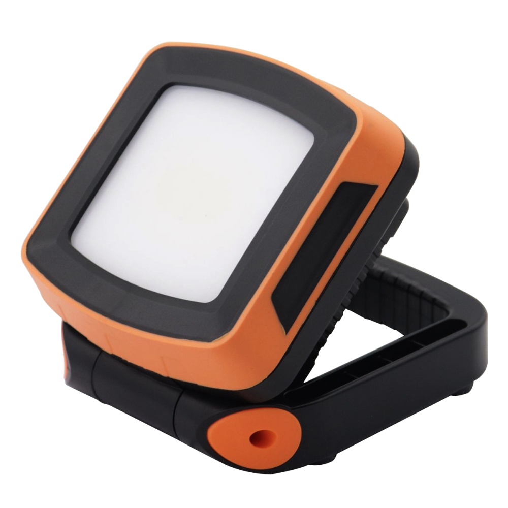 Universal Portable Led Work Light 5.5w Rechargeable Hidden Hook 360-degree Free Rotation Lamp orange - Image 3