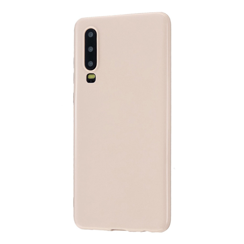 For HUAWEI P30/P30 Lite/P30 Pro Cellphone Case Simple Profile Soft TPU Scratch Proof Phone Shell Sakura pink - Image 2