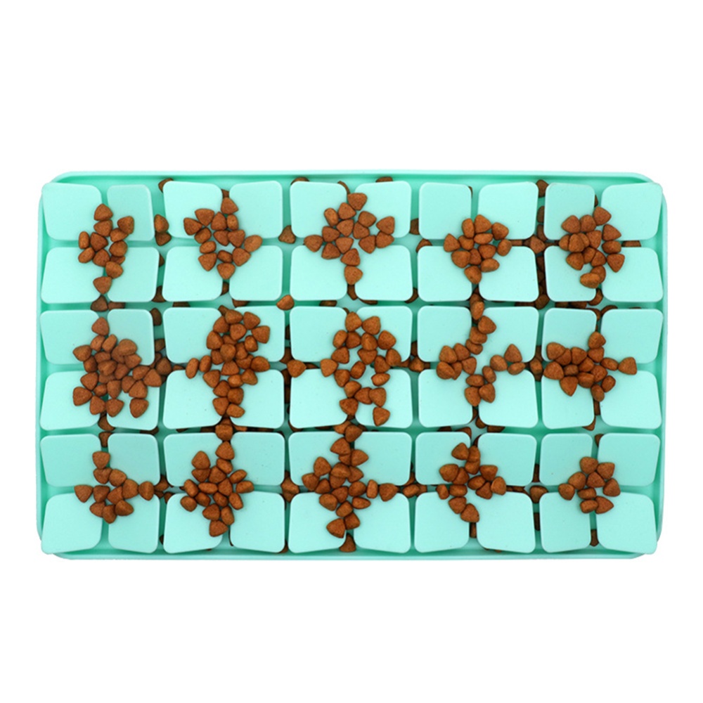 Pet Silicone Snuffle Mat Slow Feeder Lick Cat Supplies Encourages Natural Foraging Skill For Down Eating medium blue - Image 3