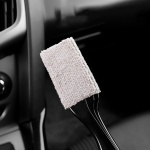 Cleaning Brush 2 In 1 Car Air-conditioner Outlet Tool Multi-purpose Dedusting Interior Washer Black 7882 - Image 2