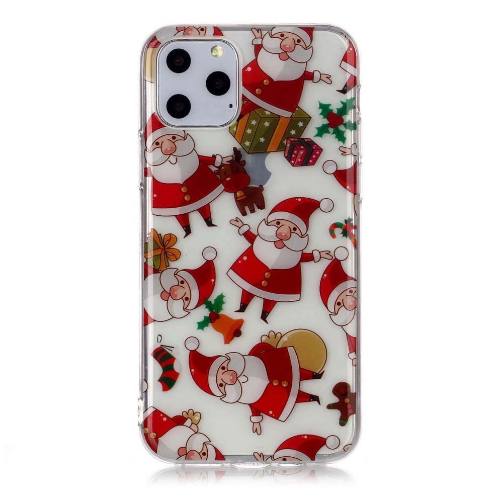 For Apple iPhone11 Pro Max Mobile Shell Soft TPU Phone Case Smartphone Cover Elk Snow Series Pattern Protective - Image 3