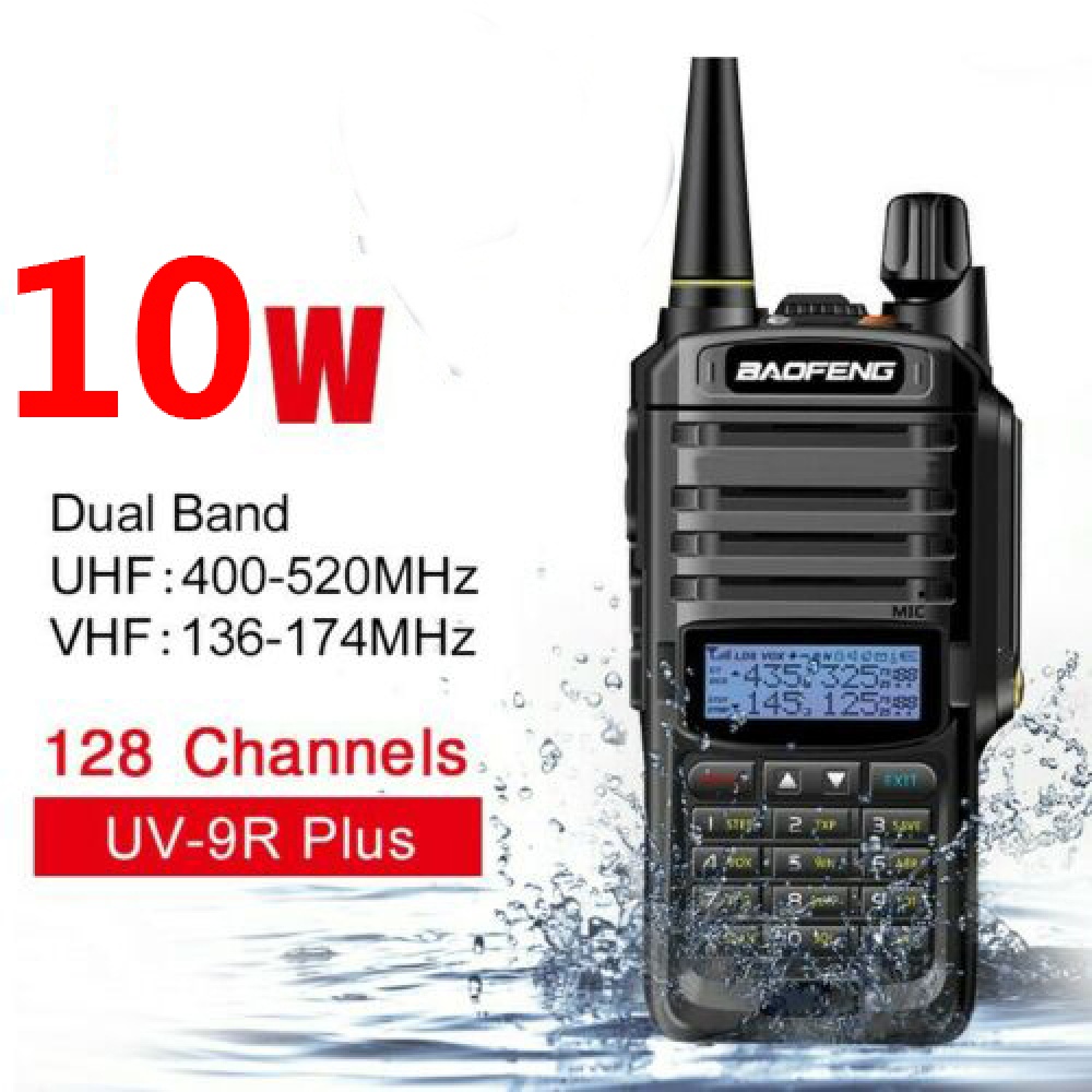 Original BAOFENG UV-9R Plus 10W VHF UHF Walkie Talkie Dual Band Handheld Two Way Radio US plug - Image 3