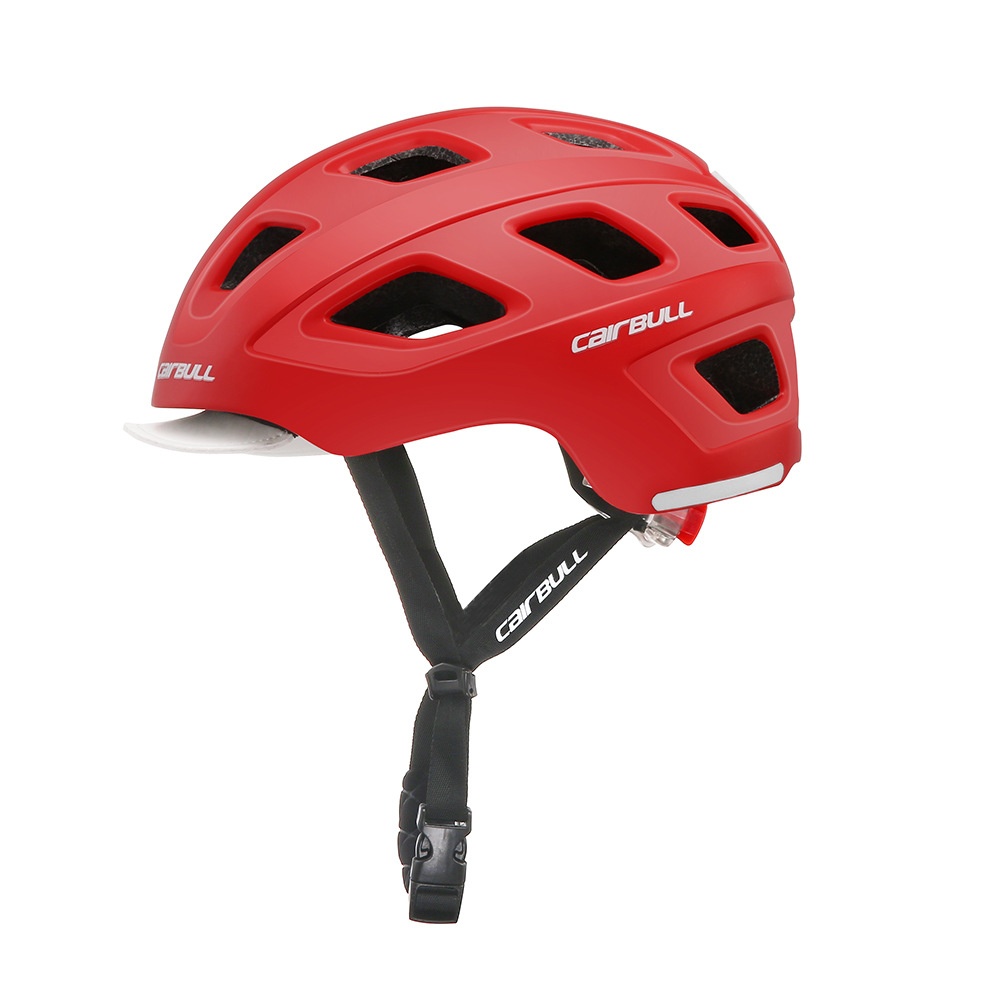 Outdoor Casual Commuting Lightweight Helmet Road Skatboard Cycling Moutain Riding Safety Helmets Bicycle Breathable red_M (54-58CM) - Image 3