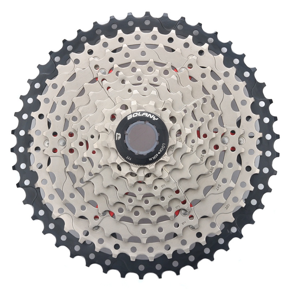 9 Speed 46T Single Mountain Bikes Mtb Wide Ratio Bicycle Cassette 27S46T - Image 2