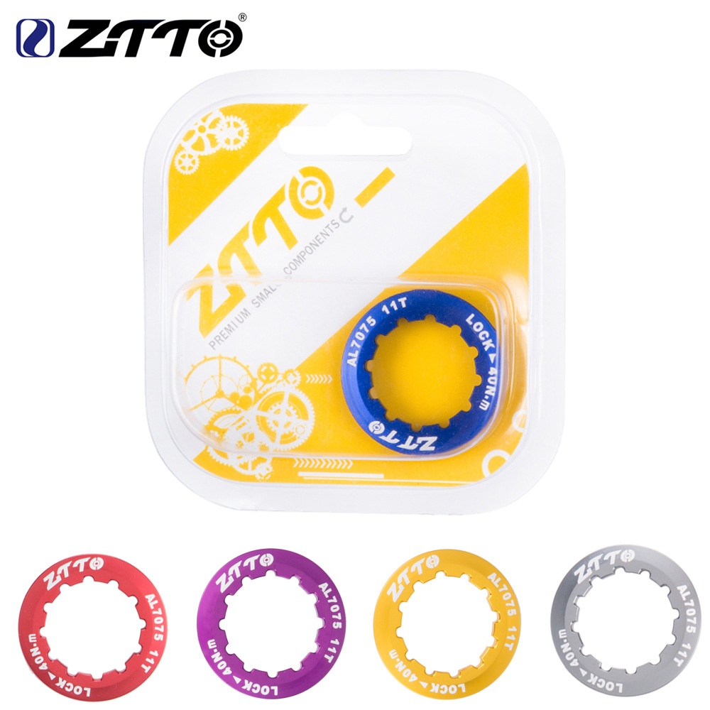 ZTTO Flywheel Cover Ultra Light 7075 Aluminum Alloy Mountain Bike Road Locking Ring blue - Image 2