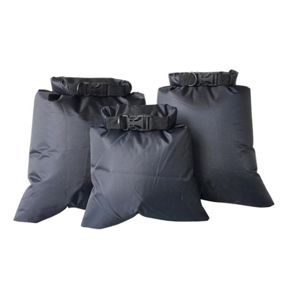 3pcs/set Coated Waterproof Dry Bag Storage Pouch Rafting Canoeing Boating Sky blue_1.5L 2.5L 3.5L - Image 3