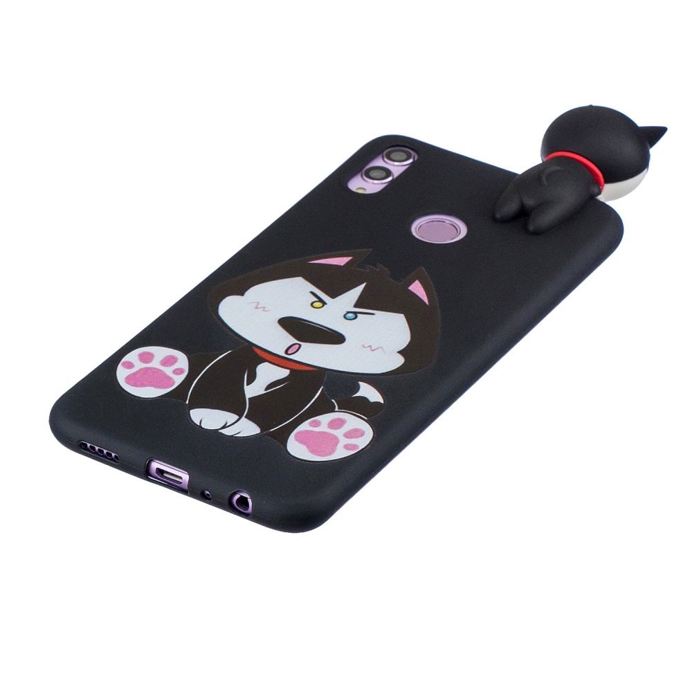 For Huawei Nova 3I 3D Cartoon Lovely Coloured Painted Soft TPU Back Cover Non-slip Shockproof Full Protective Case cute husky - Image 3