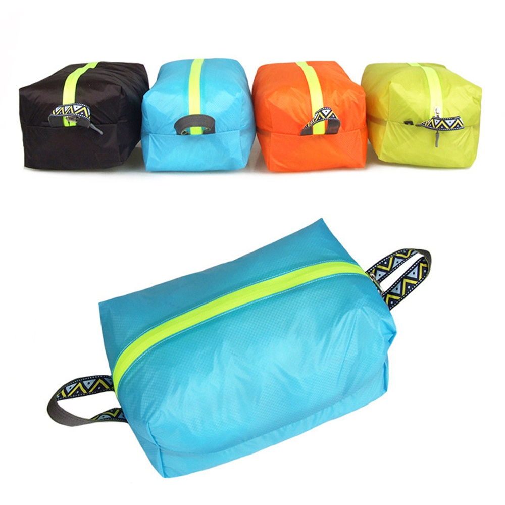 Outdoor Travel Light Shoes XL Storage Bag Portable Waterproof Laundry Wash Orange _XL - Image 2