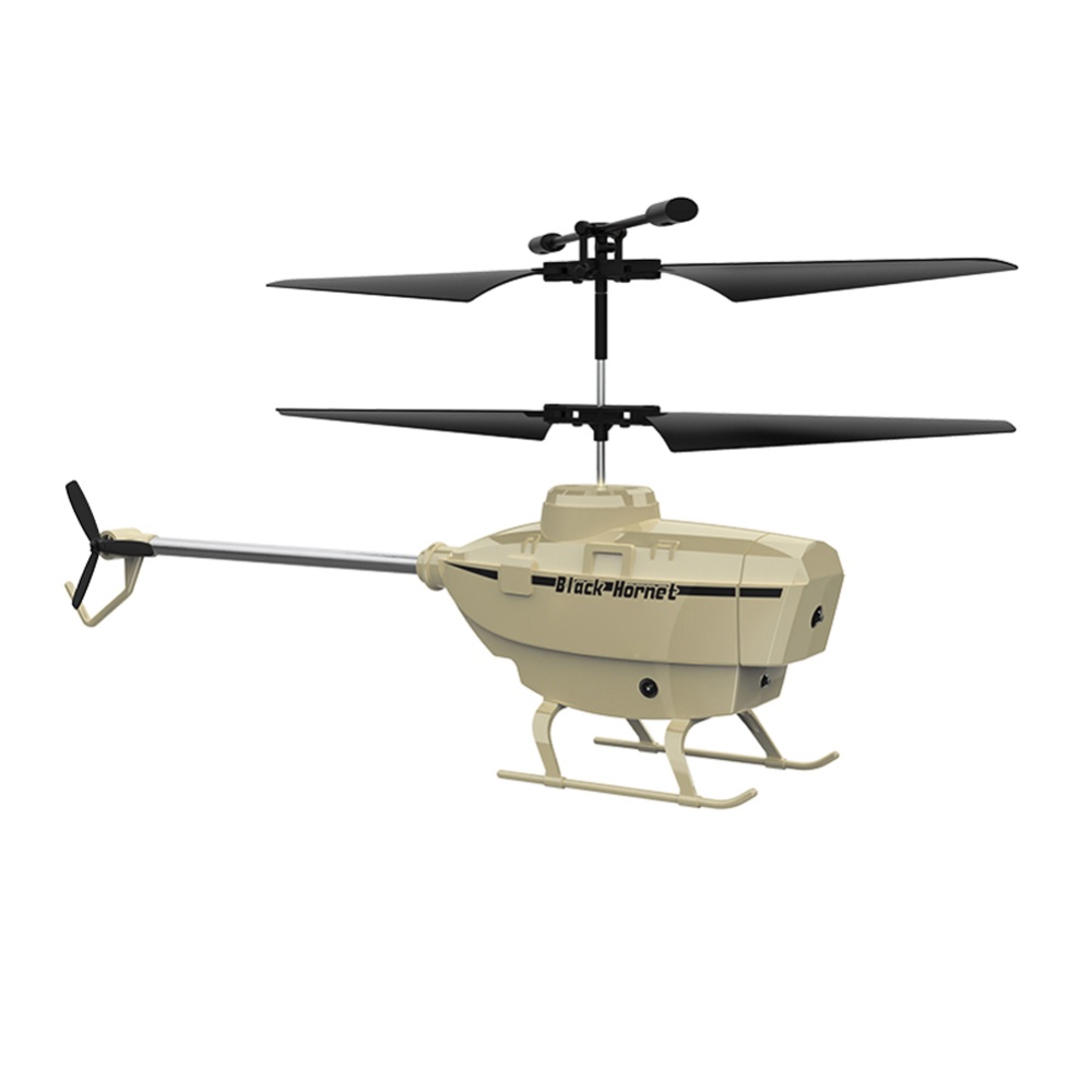 Remote Control Aircraft With Gyroscope 2.5-channel Obstacle Avoidance Helicopter Model Toys For Birtyday Gifts grey - Image 2