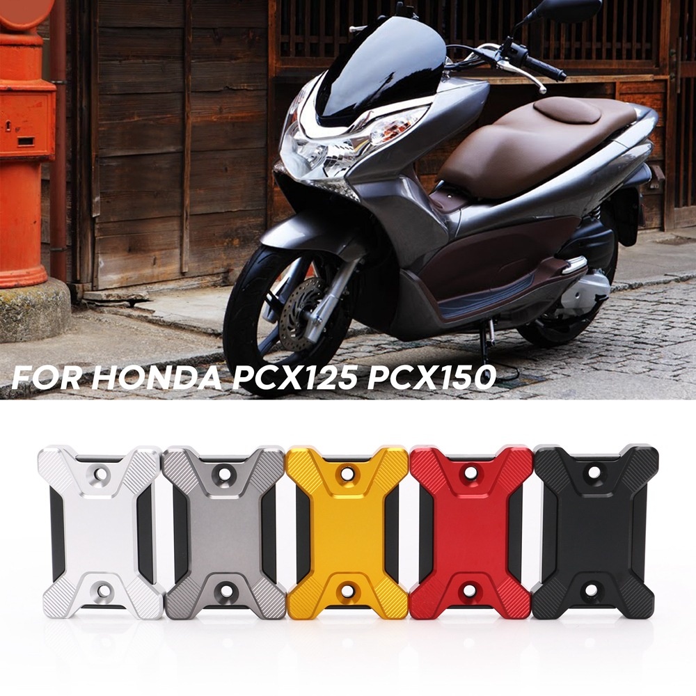 Motorcycle Fluid Reservoir Oil Cup Cap CNC Aluminum Alloy Brake Upper Pump Cover For Honda PCX 150 125 PCX125 PCX150 yellow - Image 3