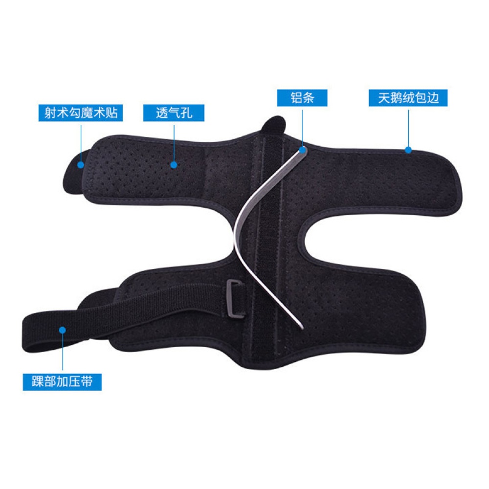 Plantar Fasciitis Dorsal Night Day Splint Foot Orthosis Supportor for Pain Relief Stabilizer Adjustable Drop Orthotic Brace black_free size - Image 3