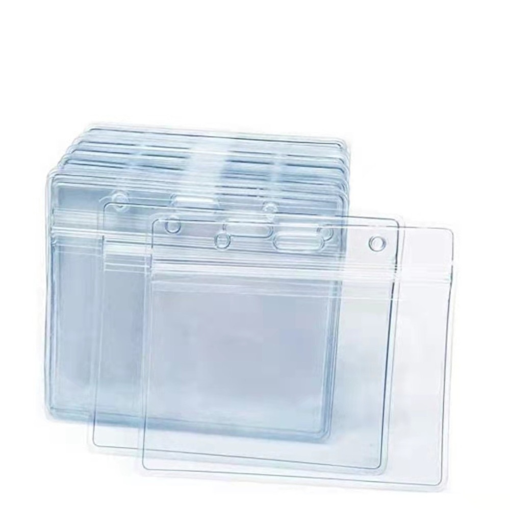 Vaccination Card Protector 4x3 Inches Immunization Record Vaccine Cards Cover Holder Clear Plastic Sleeve 20 sets in_Set + clip - Image 2