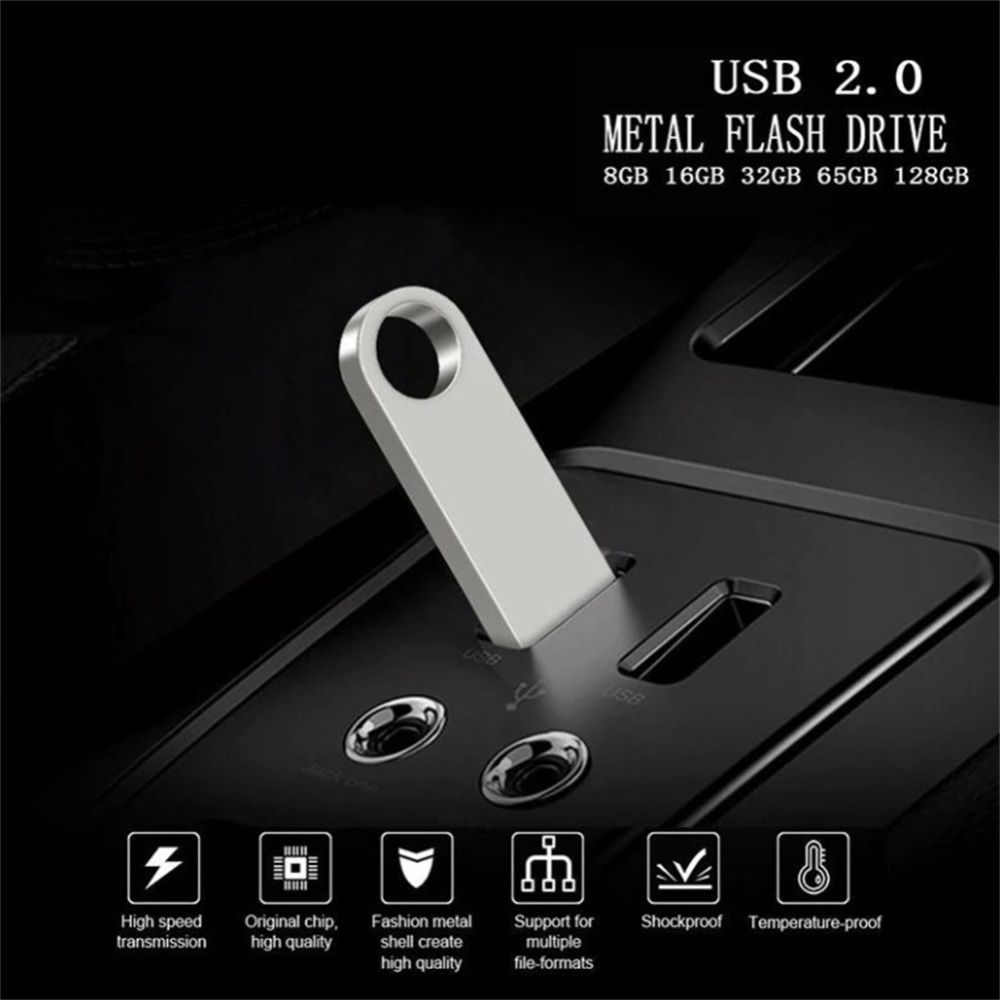 Anti-vibration High-speed Metal Usb Flash Drive Memory Disk Fast Data Transmission Speed Persistent Storage U 256M - Image 2